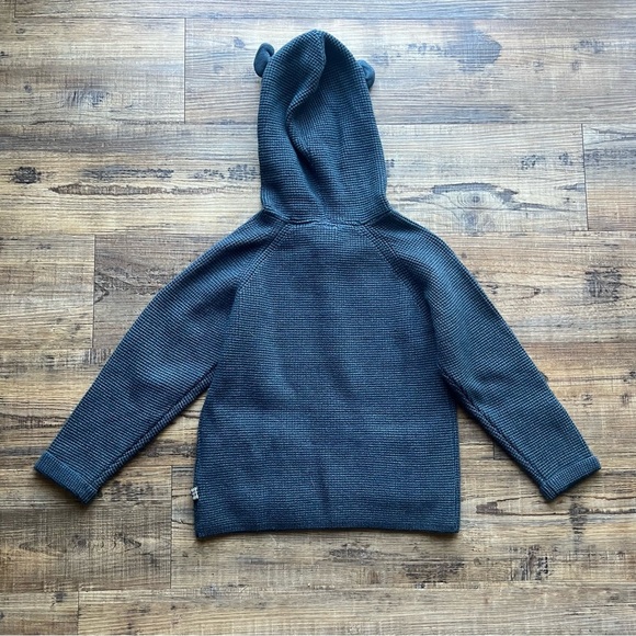 Zara Kids Blue Button Up Soft Knit Viscose Cardigan Sweater Pockets Size 4-5 NWT - Picture 7 of 7